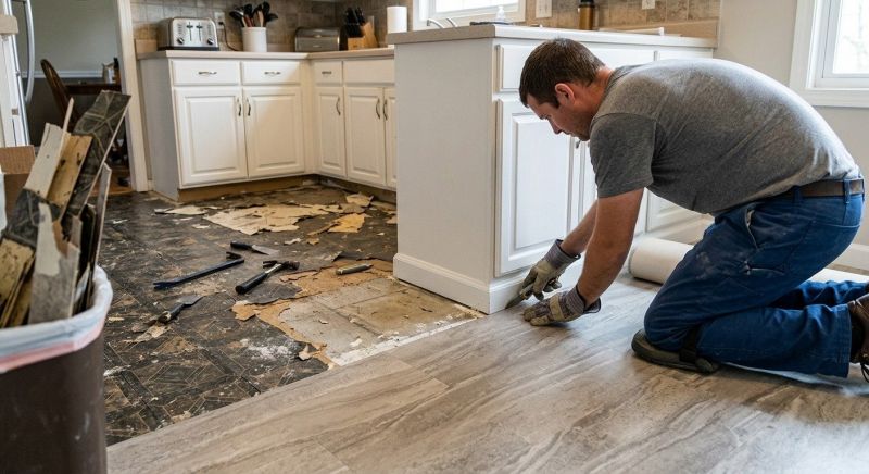 Linoleum Flooring Replacement in Arvada, CO