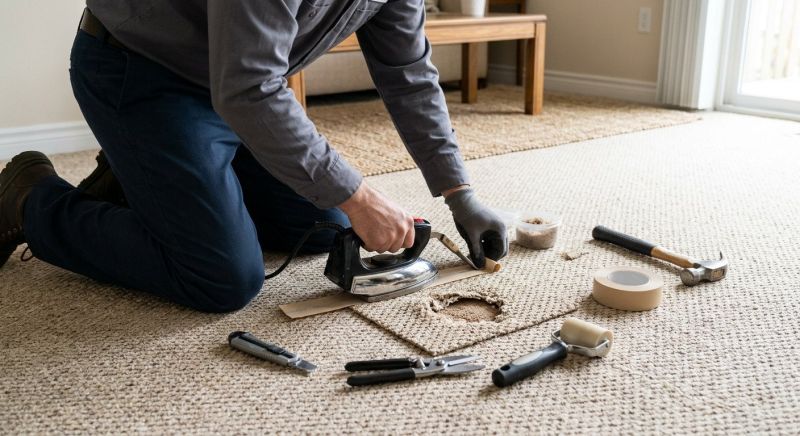 Carpet Hole Repair in Overland Park, KS