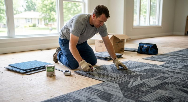 Carpet Tiles Installation in Toms River, NJ