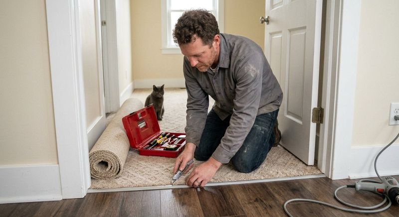 Doorway Carpet Repair in Alpharetta, GA