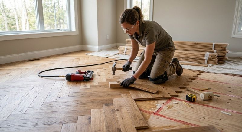 Finished Floor Installation in San Antonio, TX