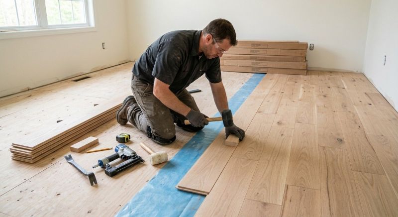 Finished Floor Installation in Manassas, VA