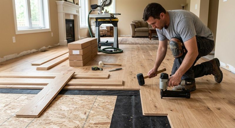 Hardwood Floor Installation in Fort Worth, TX