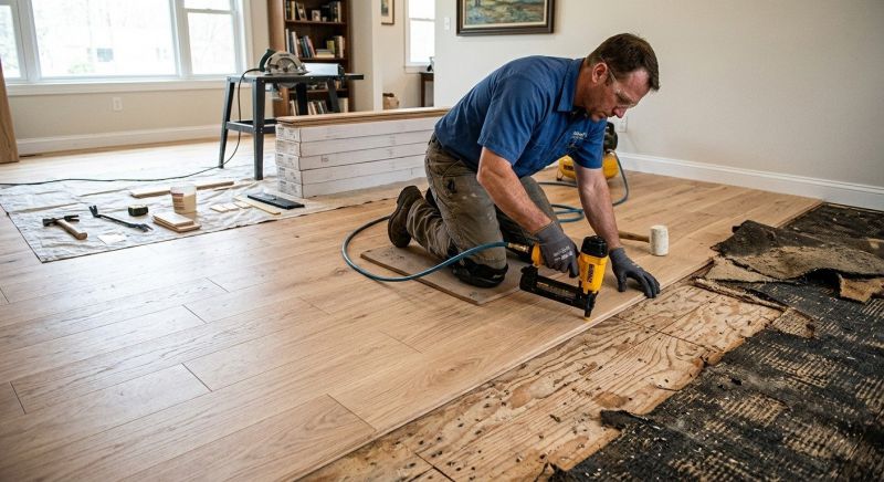 Hardwood Floor Installation in Manassas, VA