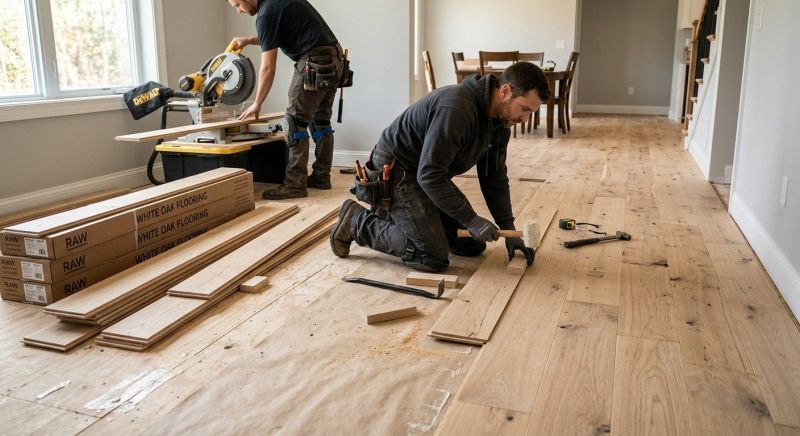 Hardwood Floor Installation in Manassas, VA