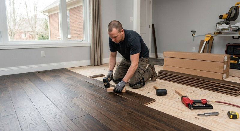 Hickory Floor Installation in Manassas, VA