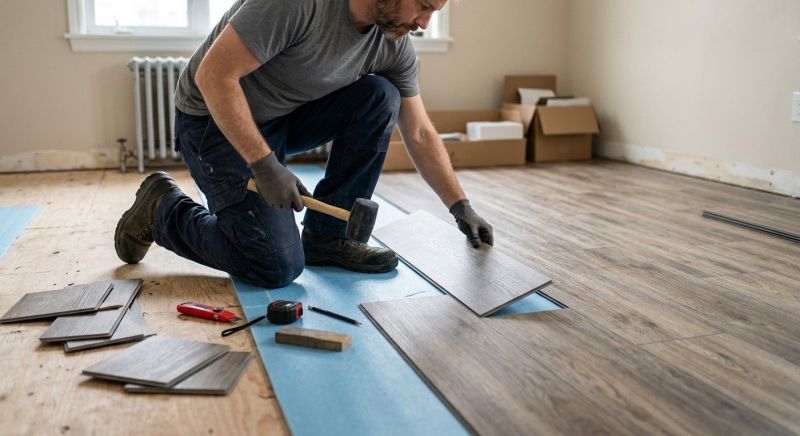 Linoleum Floor Installation in Frisco, TX
