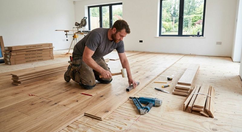 Oak Floor Replacement in Manassas, VA