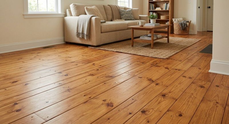 Pine Floor Installation in Manassas, VA