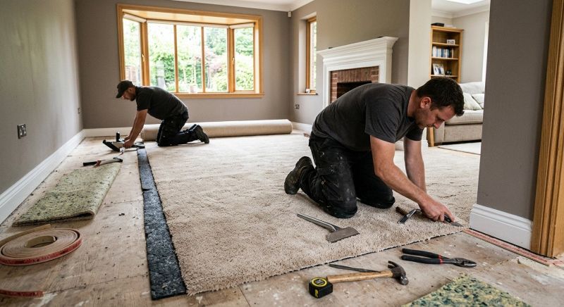 Plush Carpet Installation in Monmouth County, NJ