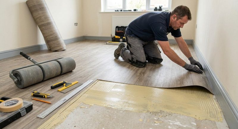 Sheet Flooring Installation in Frisco, TX