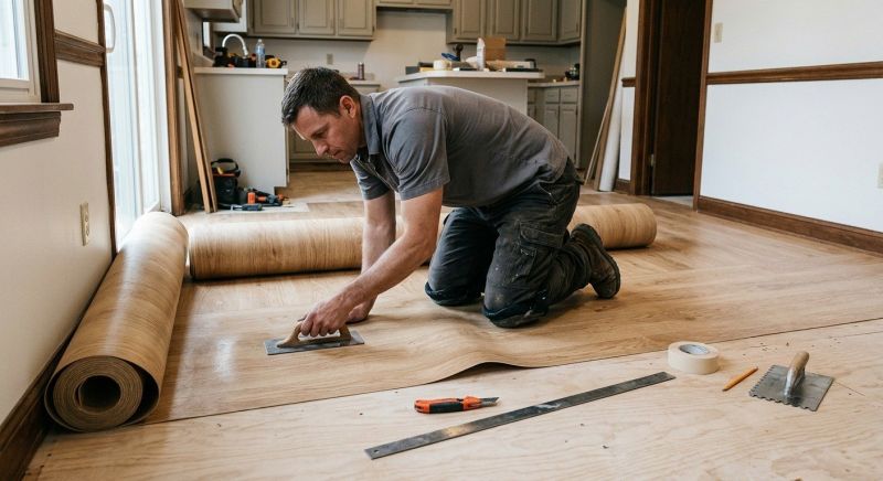 Sheet Flooring Installation in Plano, TX