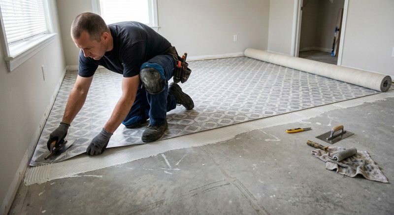 Sheet Flooring Installation in Denton, TX