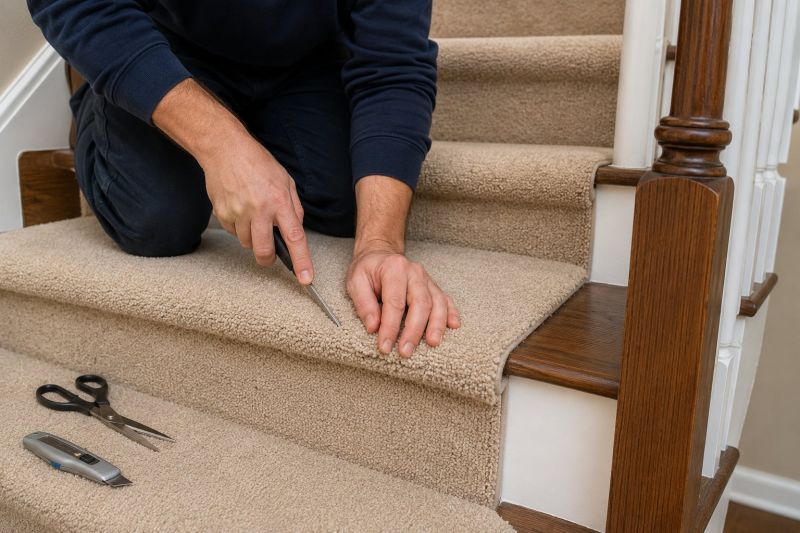 Stair Carpet Repair in Olathe, KS