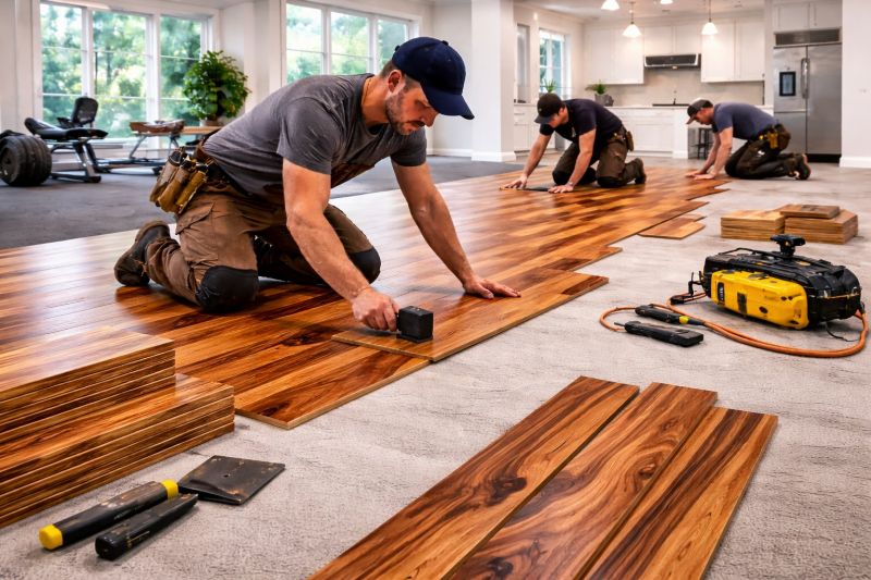 Teak Flooring Installation in Phoenix, AZ