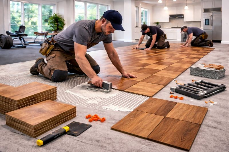 Teak Flooring Installation in San Antonio, TX