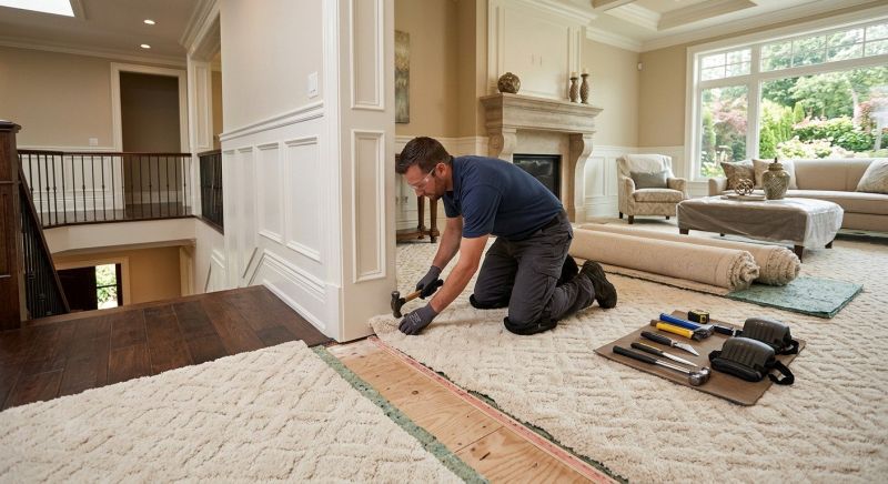 Textured Carpet Installation in Freehold, NJ