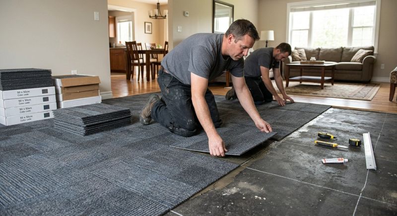 Tile Carpet Installation in Toms River, NJ
