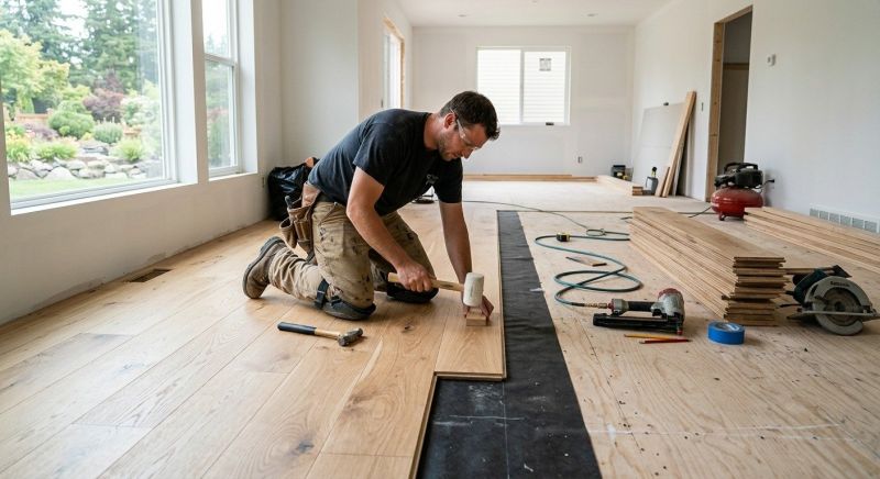 Wide Plank Floor Installation in Austin, TX